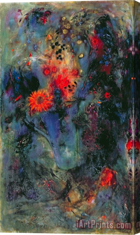Jane Deakin Sunflower Stretched Canvas Print / Canvas Art