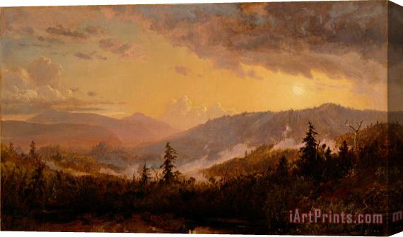 Jasper Francis Cropsey Sunset after a Storm in the Catskill Mountains Stretched Canvas Print / Canvas Art