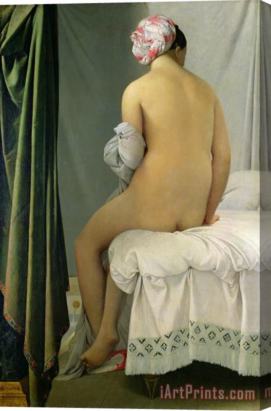 Jean Auguste Dominique Ingres The Bather Stretched Canvas Print / Canvas Art