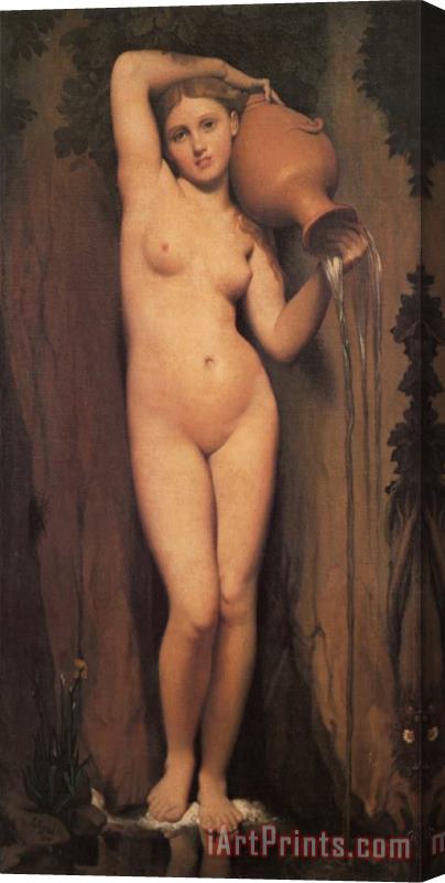 Jean Auguste Dominique Ingres The Source Stretched Canvas Painting / Canvas Art