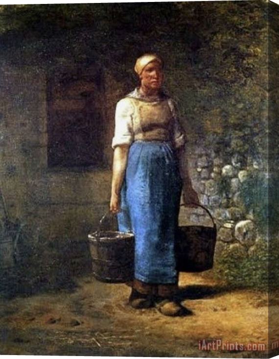 Jean-Francois Millet The Water Carrier Stretched Canvas Painting / Canvas Art