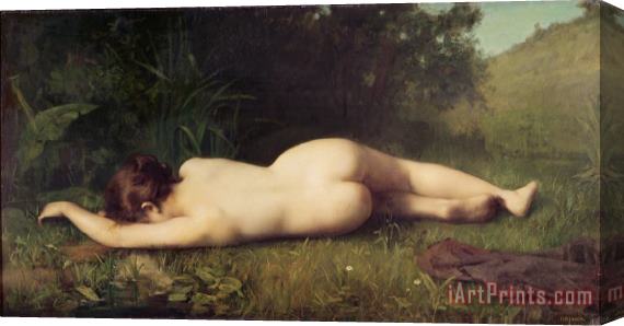 Jean-Jacques Henner Byblis Turning into a Spring Stretched Canvas Print / Canvas Art
