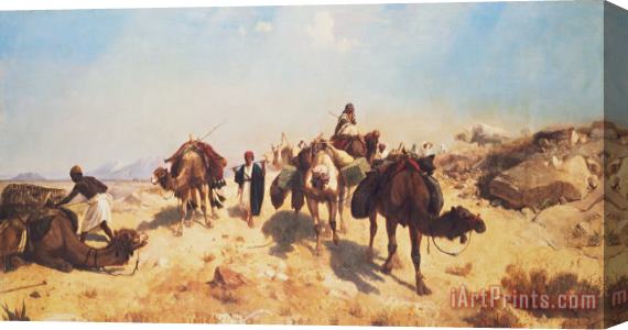 Jean Leon Gerome Crossing the Desert Stretched Canvas Painting / Canvas Art