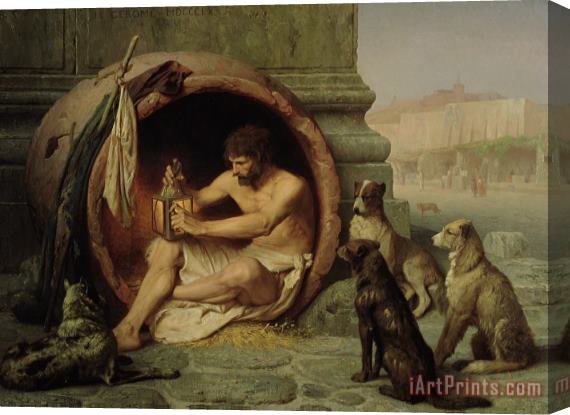 Jean Leon Gerome Diogenes Stretched Canvas Print / Canvas Art