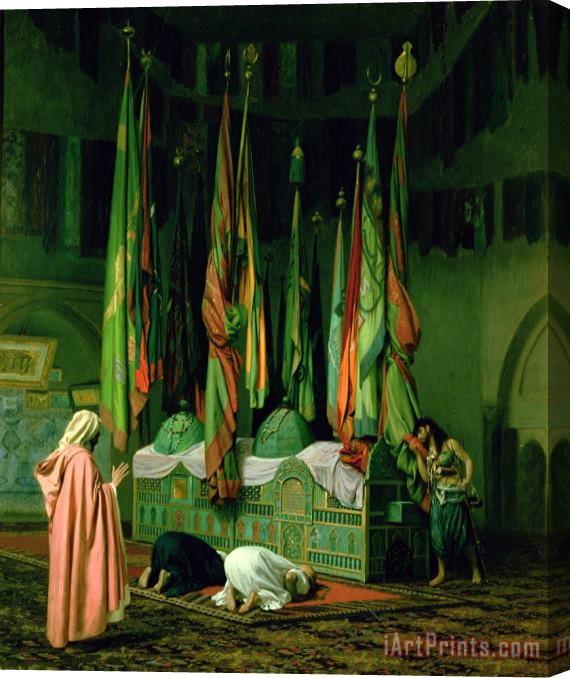 Jean Leon Gerome The Shrine of Imam Hussein Stretched Canvas Painting / Canvas Art