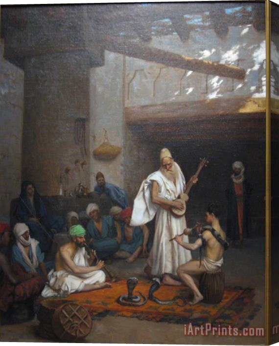 Jean Leon Gerome The Snake Charmer Stretched Canvas Print / Canvas Art