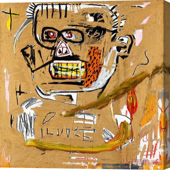 Jean-michel Basquiat Il Duce, 1982 Stretched Canvas Print / Canvas Art