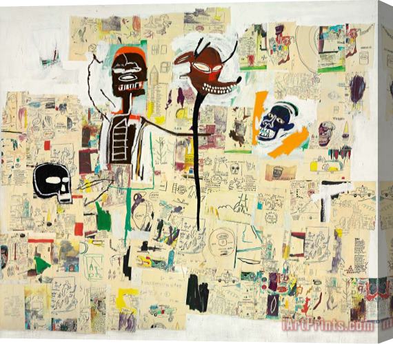 Jean-michel Basquiat Peter And The Wolf, 1985 Stretched Canvas Painting / Canvas Art
