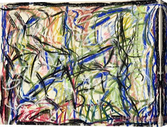 Jean-paul Riopelle Untitled, 1969 Stretched Canvas Painting / Canvas Art