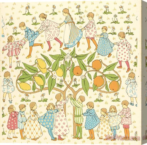 Jeffrey & Company Oranges And Lemons Say The Bells of St. Clements Stretched Canvas Print / Canvas Art