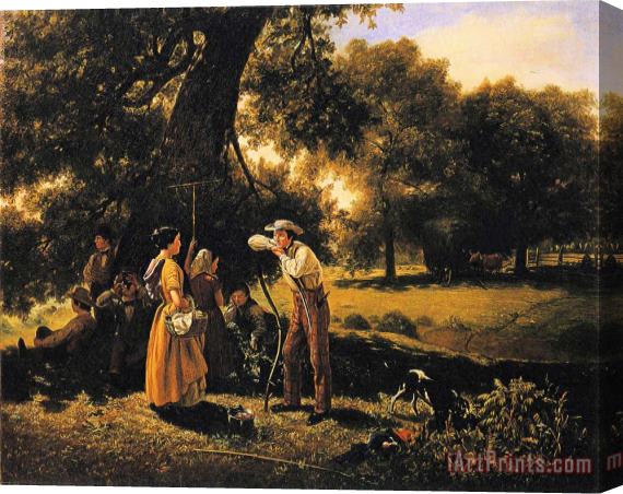 Jerome B. Thompson Noonday in The Summer Stretched Canvas Print / Canvas Art