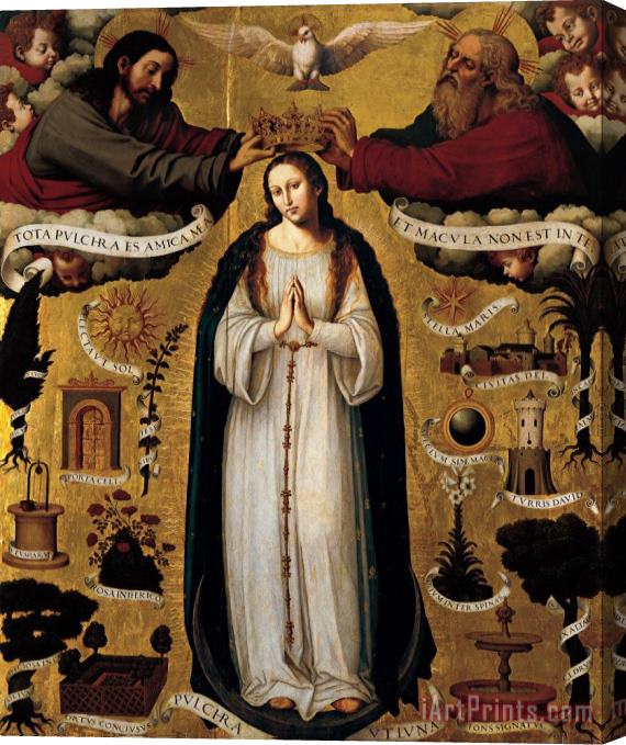 Joan de Joanes The Immaculate Conception Stretched Canvas Painting / Canvas Art