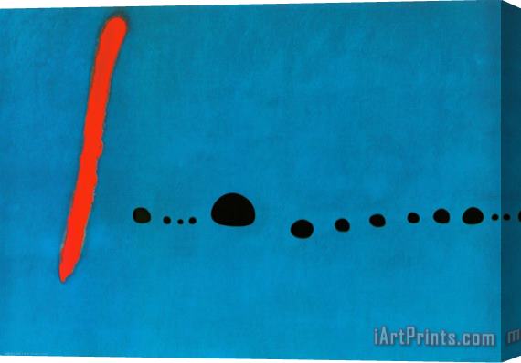 Joan Miro Bleu II Stretched Canvas Print / Canvas Art