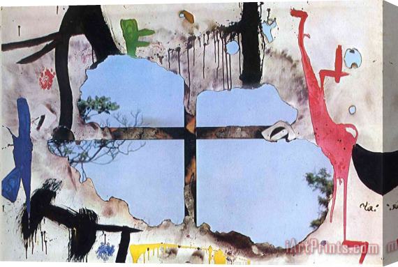 Joan Miro Burnt Canvas I, 1973 Stretched Canvas Painting / Canvas Art