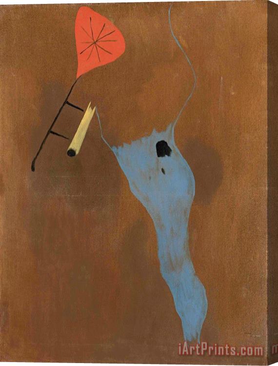 Joan Miro Le Chat Et La Ficelle, 1925 Stretched Canvas Print / Canvas Art