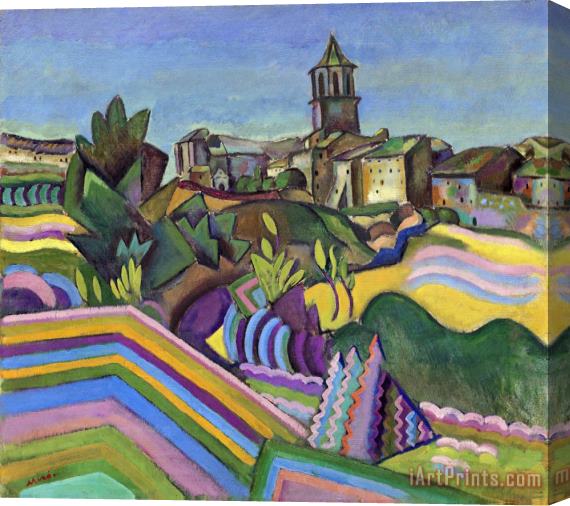 Joan Miro Prades, The Village (prades, El Poble) Stretched Canvas Print / Canvas Art