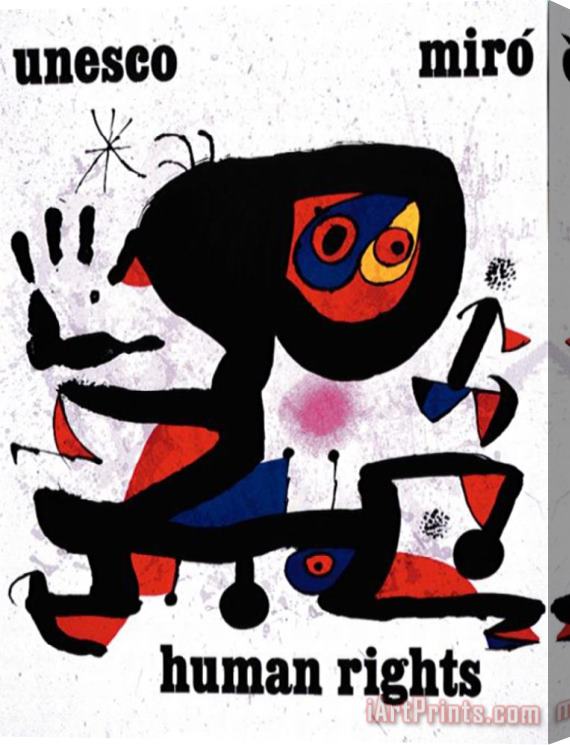 Joan Miro Unesco Stretched Canvas Print / Canvas Art