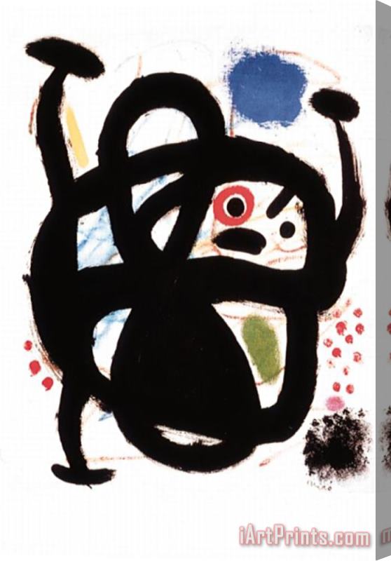 Joan Miro Woman C 1969 Stretched Canvas Print / Canvas Art