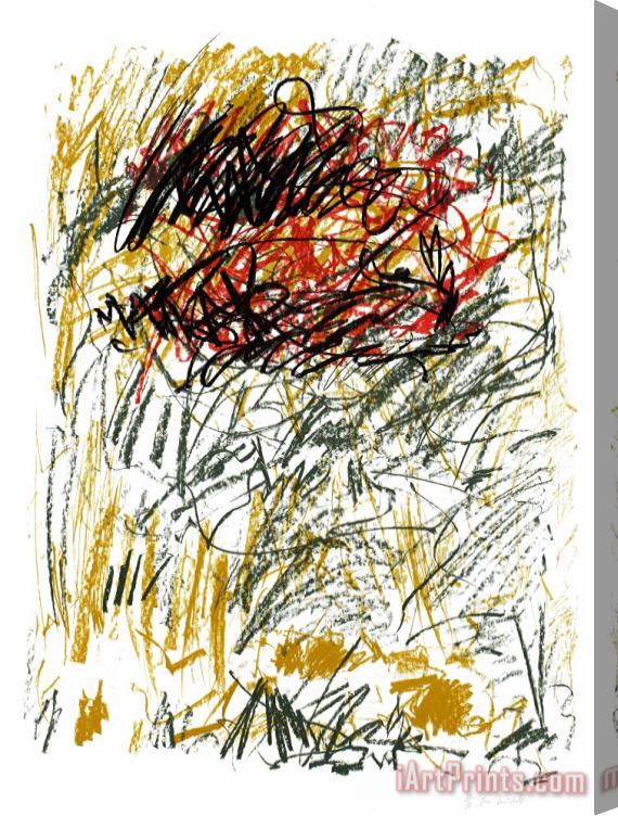 Joan Mitchell Flower III (from Bedford Series), 1981 Stretched Canvas Print / Canvas Art