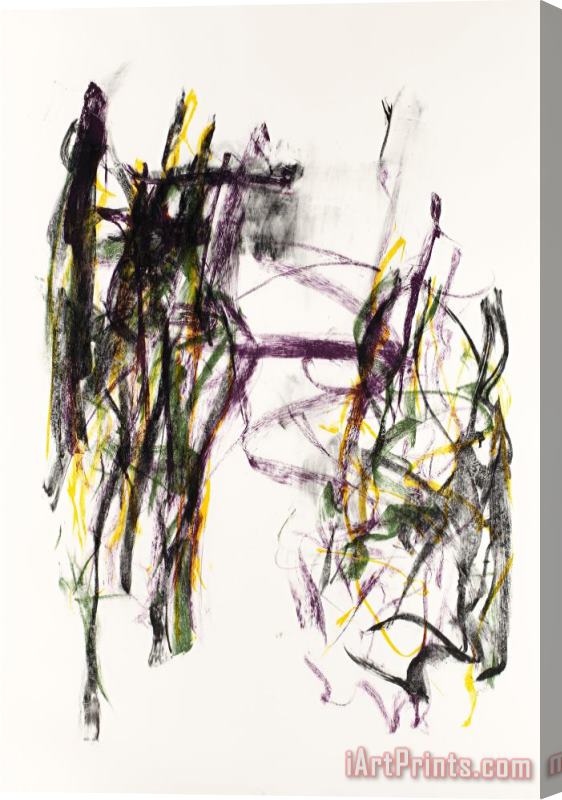 Joan Mitchell Trees II (on 2 Sheets), 1992 Stretched Canvas Print / Canvas Art