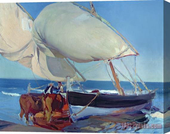 Joaquin Sorolla y Bastida Sailing Boats Stretched Canvas Print / Canvas Art