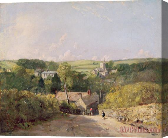 John Constable A View of Osmington Village with the Church and Vicarage Stretched Canvas Print / Canvas Art