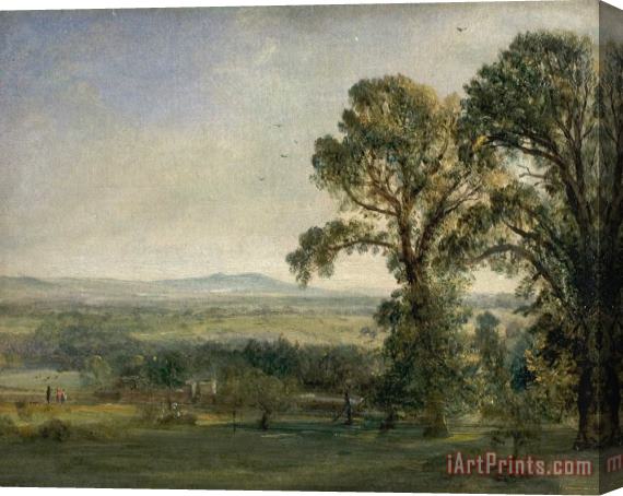 John Constable Bardon Hill, Coleorton Hall Stretched Canvas Print / Canvas Art