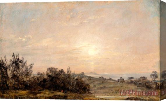 John Constable Hampstead Heath Looking Towards Harrow 2 Stretched Canvas Print / Canvas Art