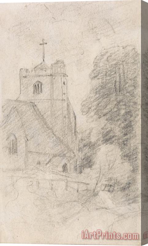 John Constable Leatherhead Church, Near Epsom, From The Northeast Stretched Canvas Print / Canvas Art