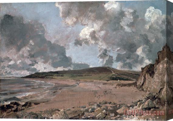 John Constable Weymouth Bay with Jordan Hill Stretched Canvas Painting / Canvas Art