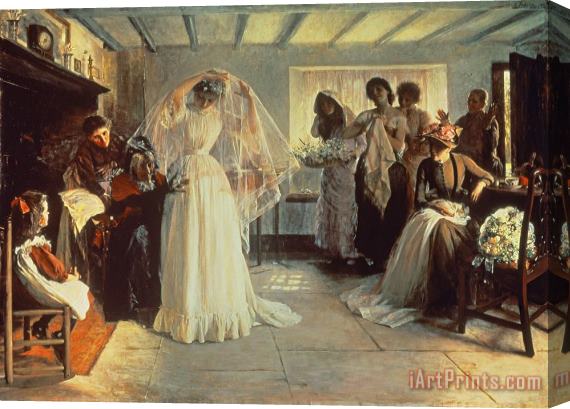 John Henry Frederick Bacon The Wedding Morning Stretched Canvas Painting / Canvas Art