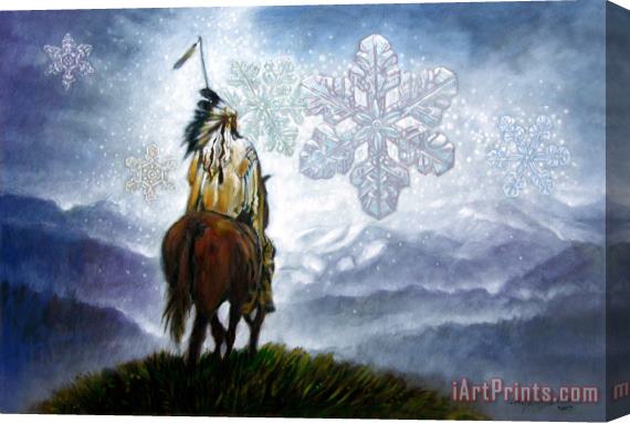 John Lautermilch We Vanish Like the Snow Flake Stretched Canvas Painting / Canvas Art