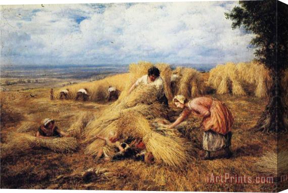 John Linnell The Harvest Candle Stretched Canvas Print / Canvas Art