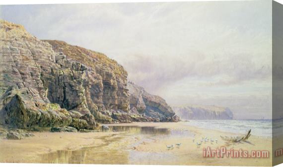 John Mogford The Coast of Cornwall Stretched Canvas Print / Canvas Art