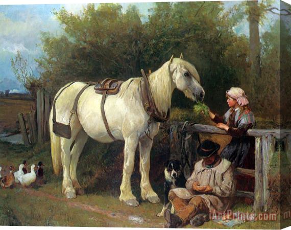 John Sargeant Noble, R.b.a The Welcome Rest Stretched Canvas Print / Canvas Art