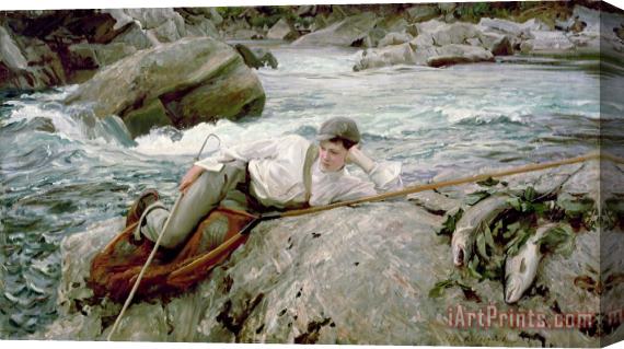 John Singer Sargent On His Holidays Stretched Canvas Painting / Canvas Art