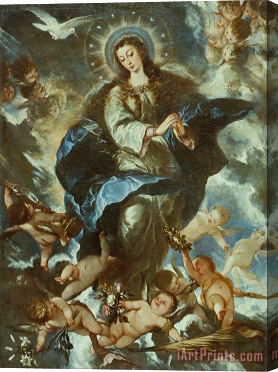 Jose Antolinez Immaculate Conception Stretched Canvas Painting / Canvas Art