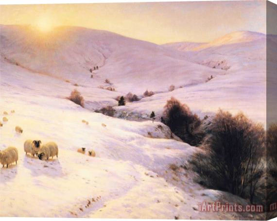 Joseph Farquharson And The Sun Peeped O'er Yon Southland Hills Stretched Canvas Painting / Canvas Art