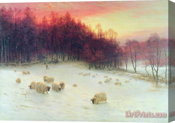 Joseph Farquharson When the West with Evening Glows Stretched Canvas Print / Canvas Art