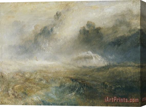 Joseph Mallord William Turner Rough Sea with Wreckage Stretched Canvas Print / Canvas Art
