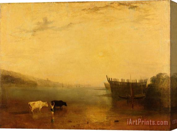 Joseph Mallord William Turner Teignmouth Harbour Stretched Canvas Print / Canvas Art