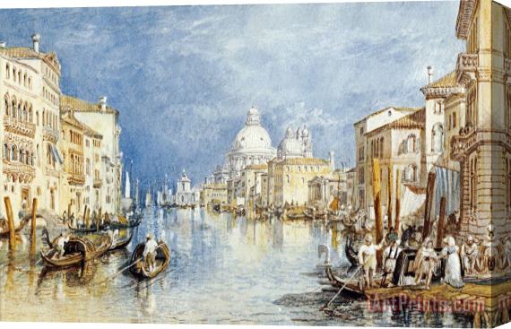 Joseph Mallord William Turner The Grand Canal, Venice Stretched Canvas Print / Canvas Art