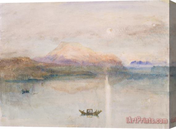 Joseph Mallord William Turner The Red Rigi: Sample Study Stretched Canvas Print / Canvas Art