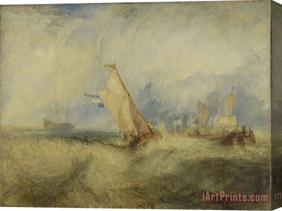 Joseph Mallord William Turner Van Tromp, Going About to Please His Masters, Ships a Sea, Getting a Good Wetting Stretched Canvas Painting / Canvas Art