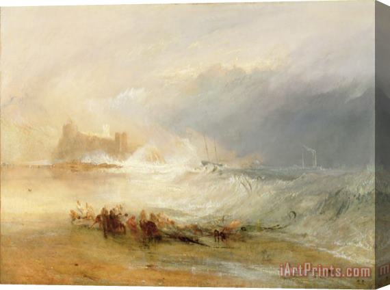 Joseph Mallord William Turner Wreckers - Coast of Northumberland Stretched Canvas Painting / Canvas Art
