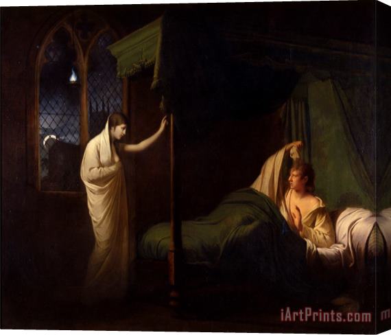 Joseph Wright  William And Margaret From Percy's 'reliques of Ancient English Poetry' Stretched Canvas Print / Canvas Art