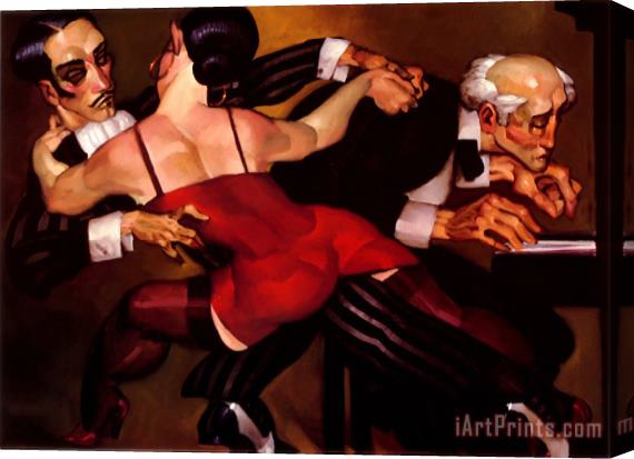 Juarez Machado The Last Tango I Stretched Canvas Print / Canvas Art