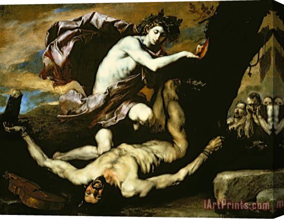 Jusepe de Ribera Apollo and Marsyas Stretched Canvas Painting / Canvas Art