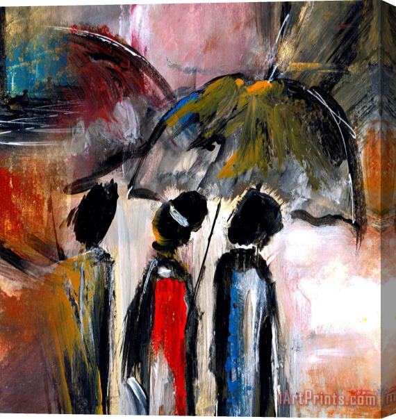 Katarina Niksic Singin in the Rain Stretched Canvas Print / Canvas Art
