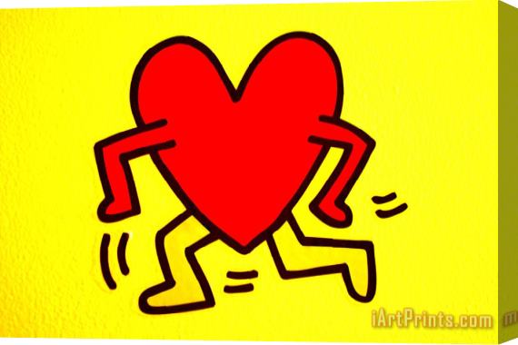 Keith Haring Pop Shop 21 Stretched Canvas Print / Canvas Art